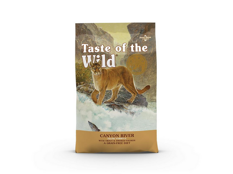 Taste of the wild Canyon River Feline Recipe with Trout & Smoke-Flavored Salmon