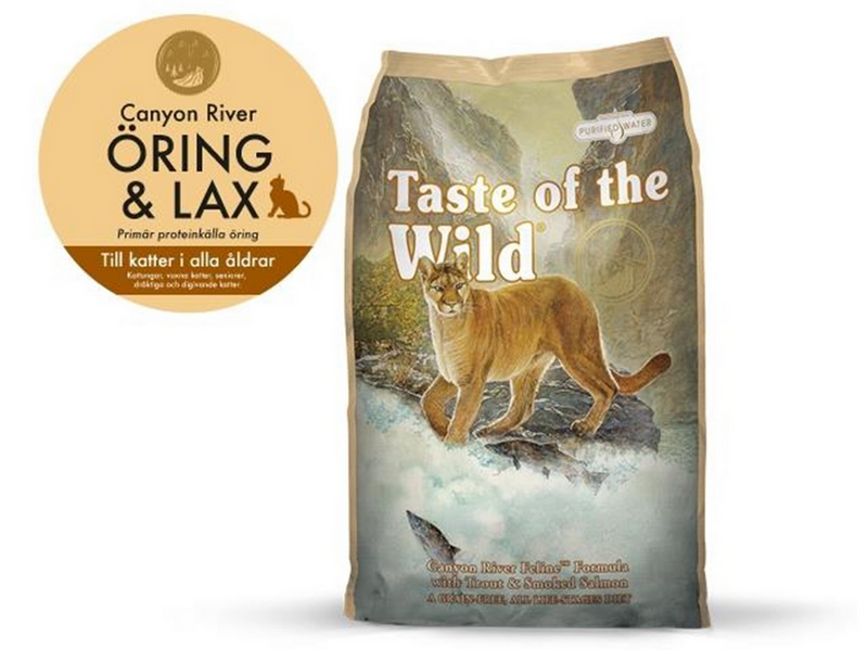 Taste of the wild Canyon River Feline Recipe with Trout & Smoke-Flavored Salmon