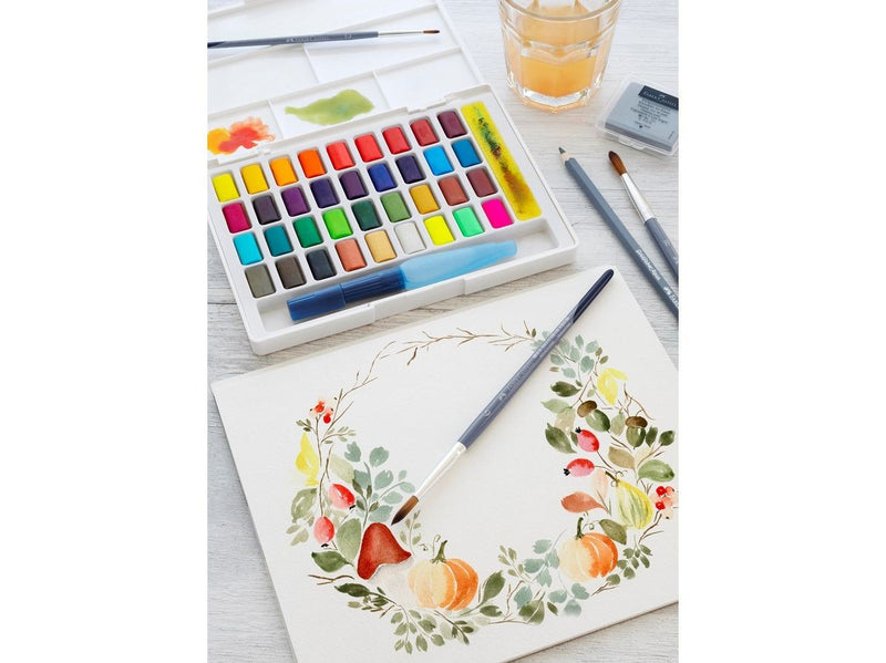 Faber-Castell Aquarellfarben in Näpfchen 36er Etui