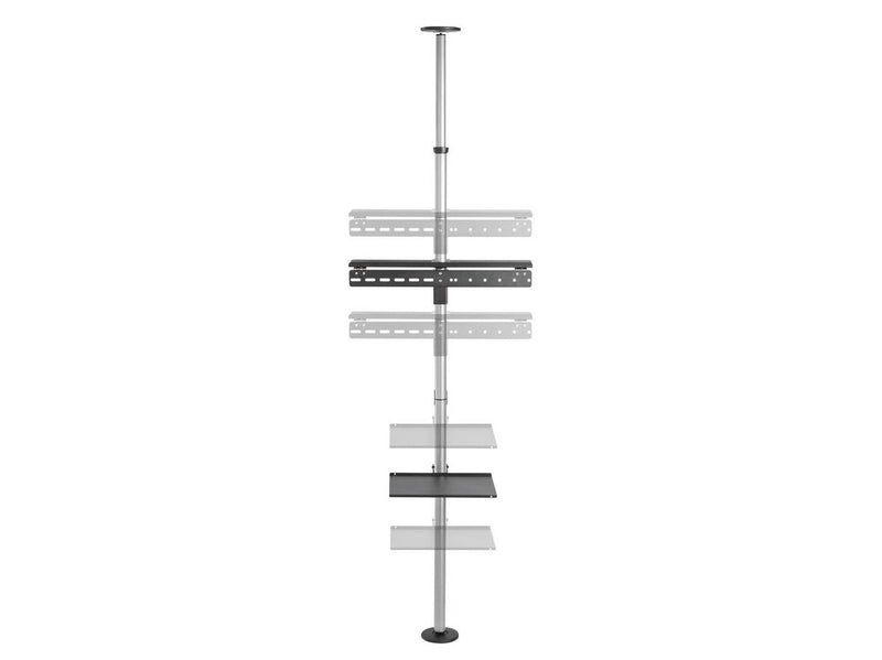 Deltaco Floor-to-ceiling mount for most 37” to 70” TVs and screens - Max 30 kg