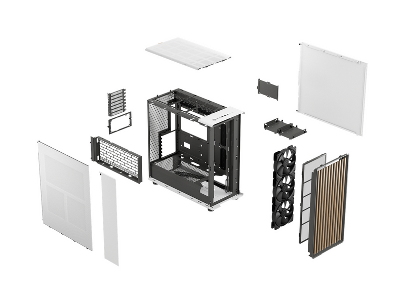 Fractal Design North XL Mesh - Chalk White - Gehäuse - Miditower - Weiß