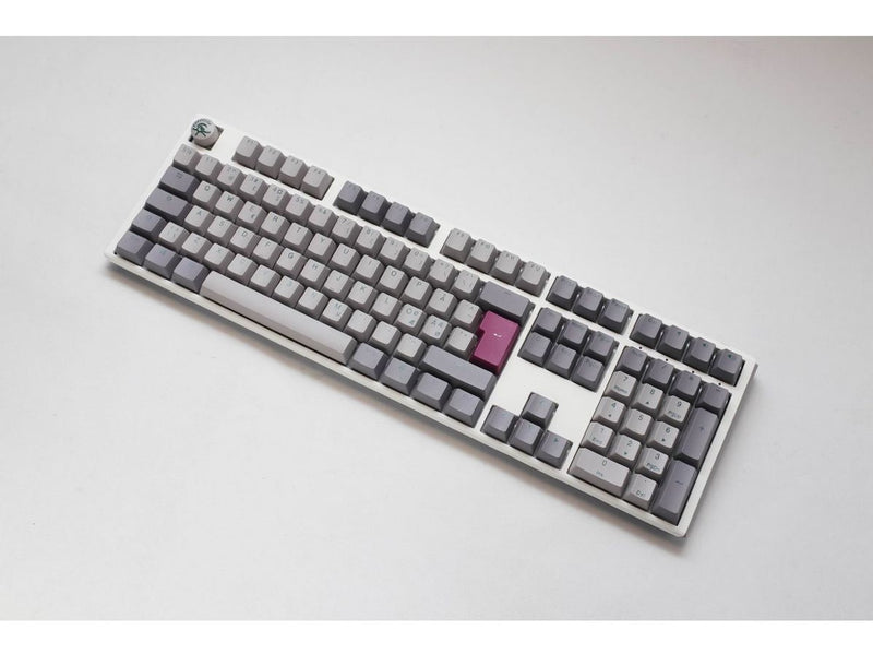 Ducky One 3 - Mist Grey - Fullsize - Cherry Blue - RGB - Gaming Tastatur -