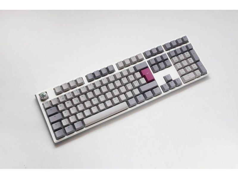 Ducky One 3 - Mist Grey - Fullsize - Cherry Blue - RGB - Gaming Tastatur -