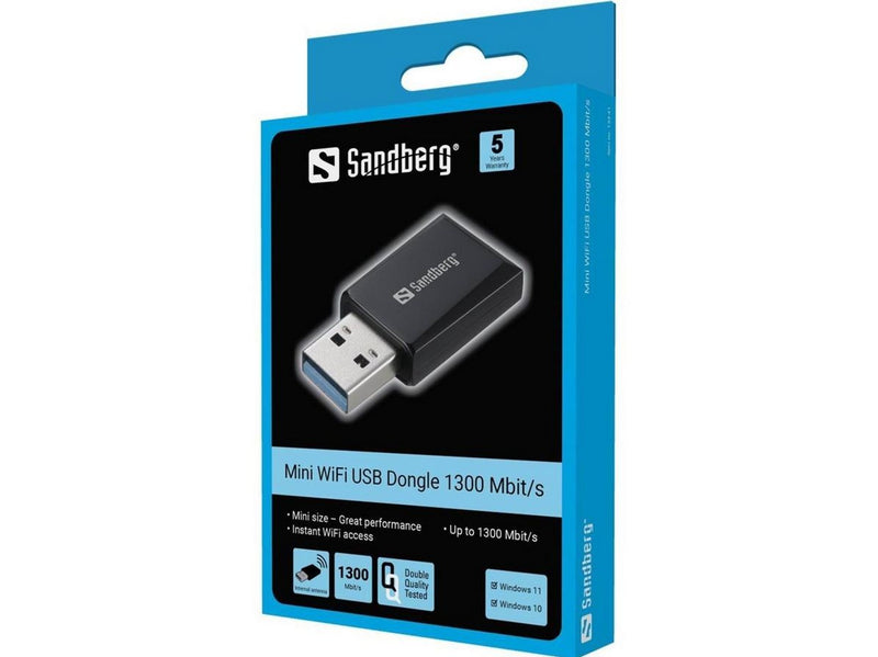 Sandberg Mini Wifi Dongle 1300 Mbit/s