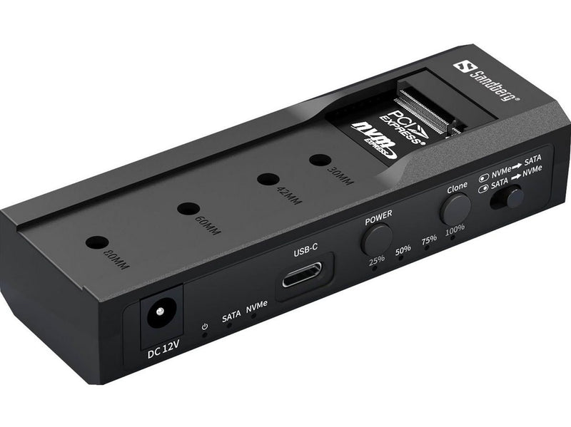 Sandberg USB 3.2 Cloner and Dock for M2 + NVMe + SATA