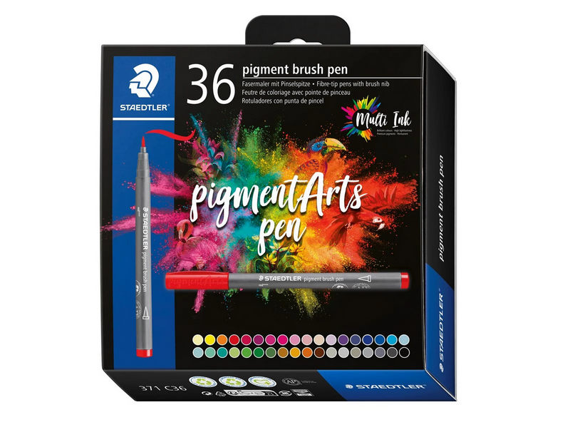 Staedtler Pigment brush 371 36 pcs. Cardboard box