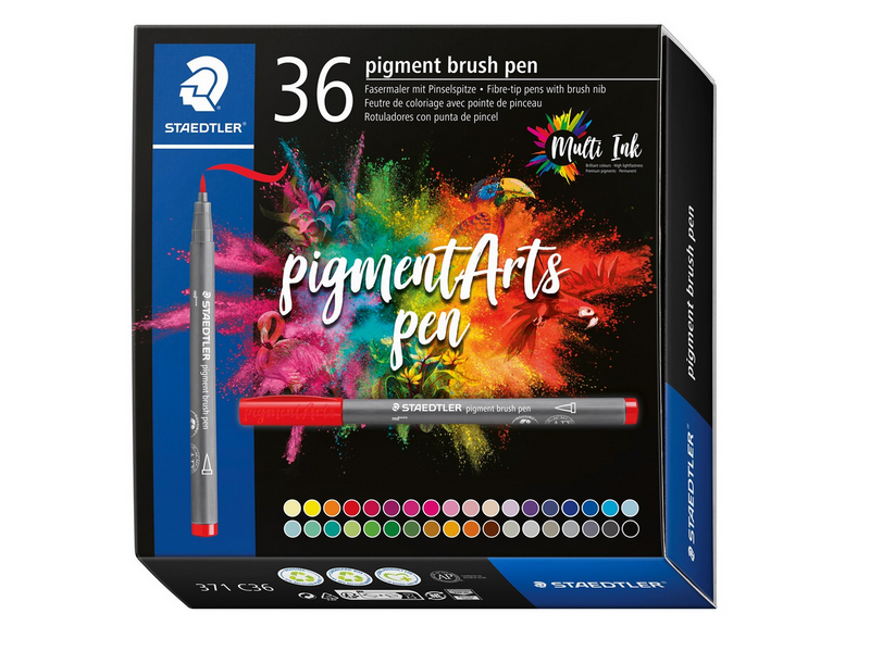 Staedtler Pigment brush 371 36 pcs. Cardboard box