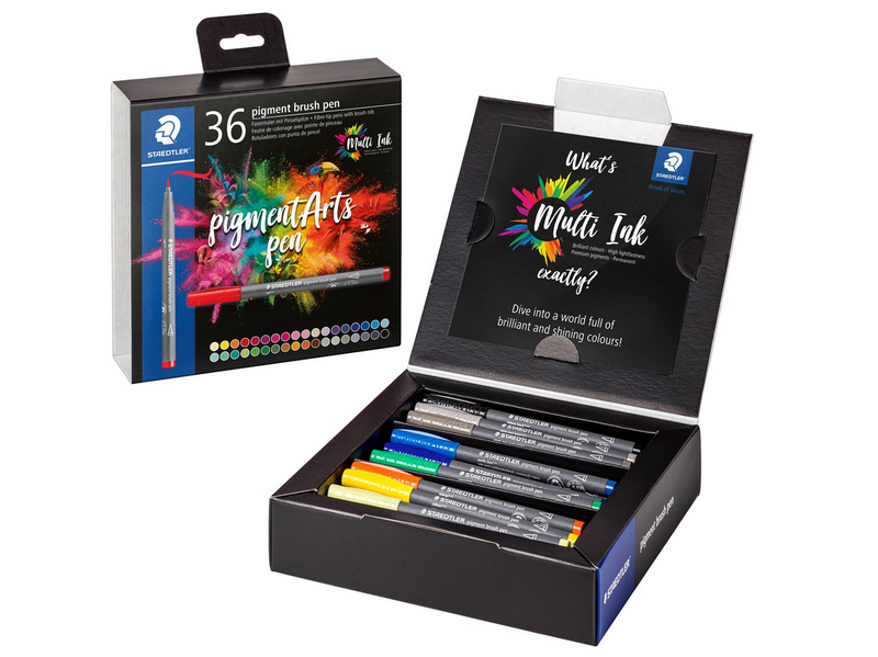 Staedtler Pigment brush 371 36 pcs. Cardboard box