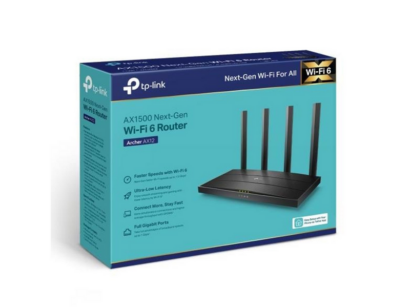 TP-Link Archer AX12 AX1500 Wi-Fi 6 Router - Wireless router Wi-Fi 6