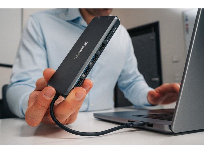 Verbatim CMH-14 14-Port USB-C Pro Multiport Hub USB-Hubs - USB 3.1 - 14 - Grau
