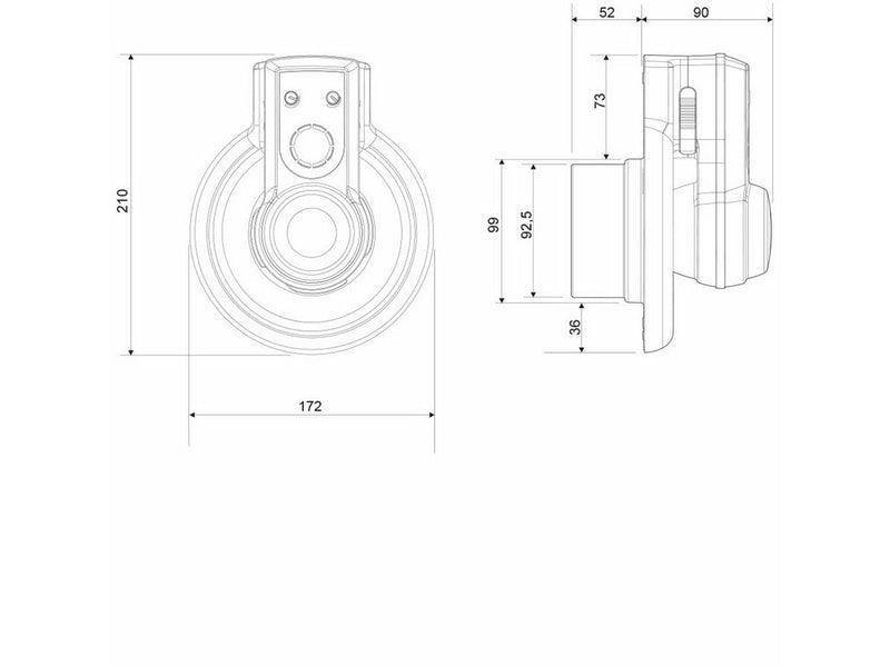 Pax Passad 30 Fan Moisture and presence sensor Ø100 mm White