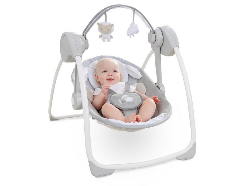 Ingenuity Comfort 2 Go Portable Swing™ - Cuddle Lamb