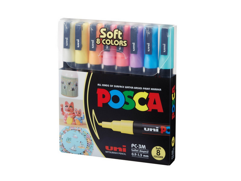 POSCA PC-1M - 8 colours
