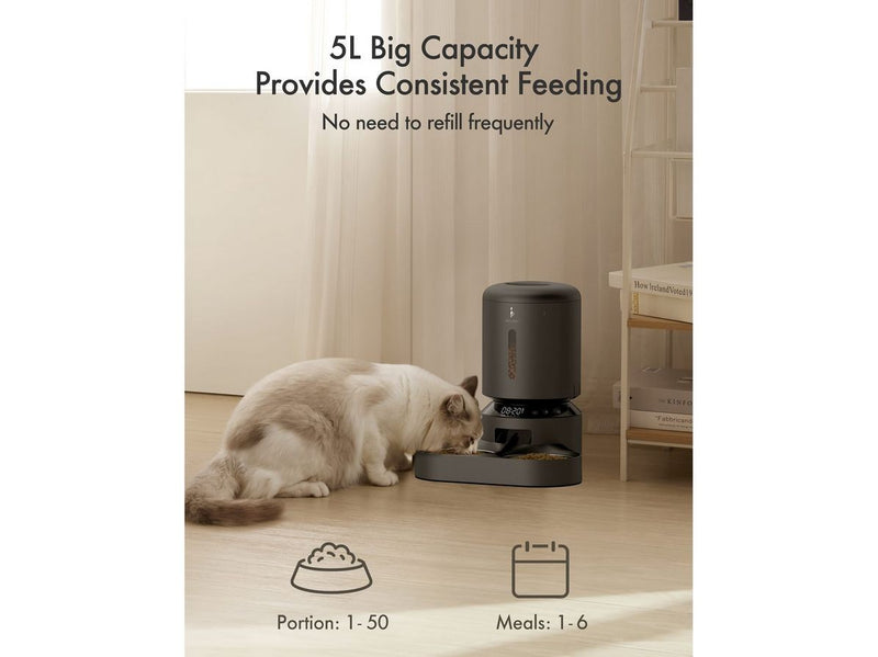 Petlibro GRANARY DUAL FOOD TRAY 5L BLACK