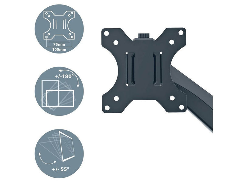 Leitz Ergo Platzsparender Dual Monitorarm