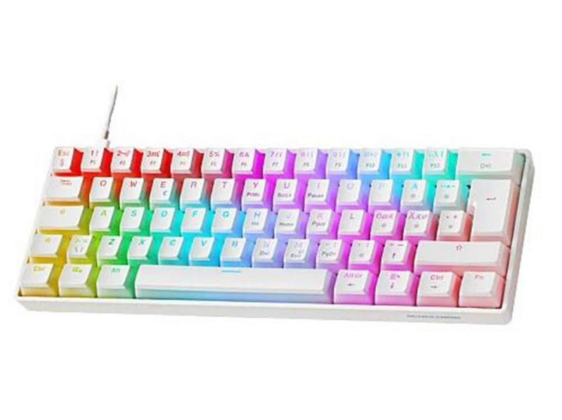 Deltaco GAMING WK90 Mechanical Keyboard - Gaming Tastatur - Weiss