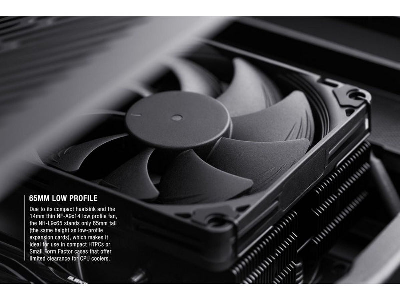 Noctua NH-L9x65 chromax.black - CPU-Luftkühler - Max 24 dBA