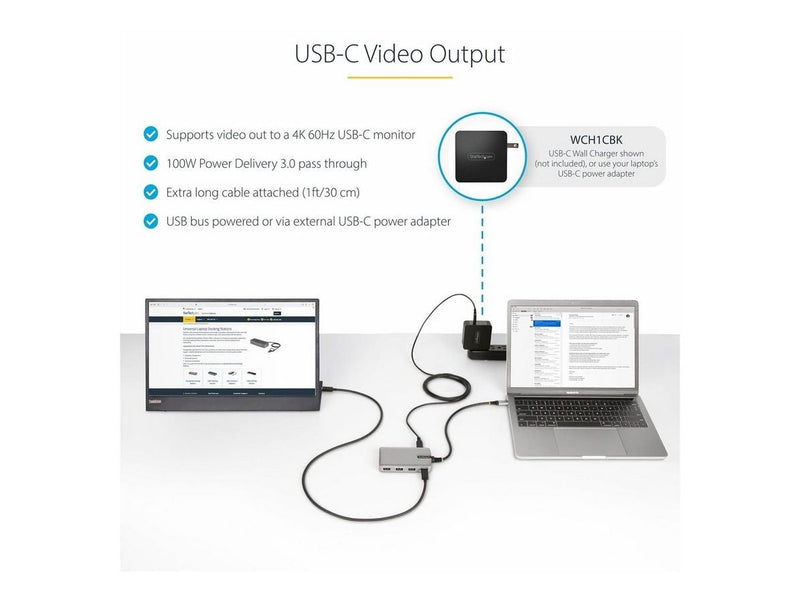 StarTech.com HB31C3A1CDPPD3 USB-Hubs - 4 - Grau