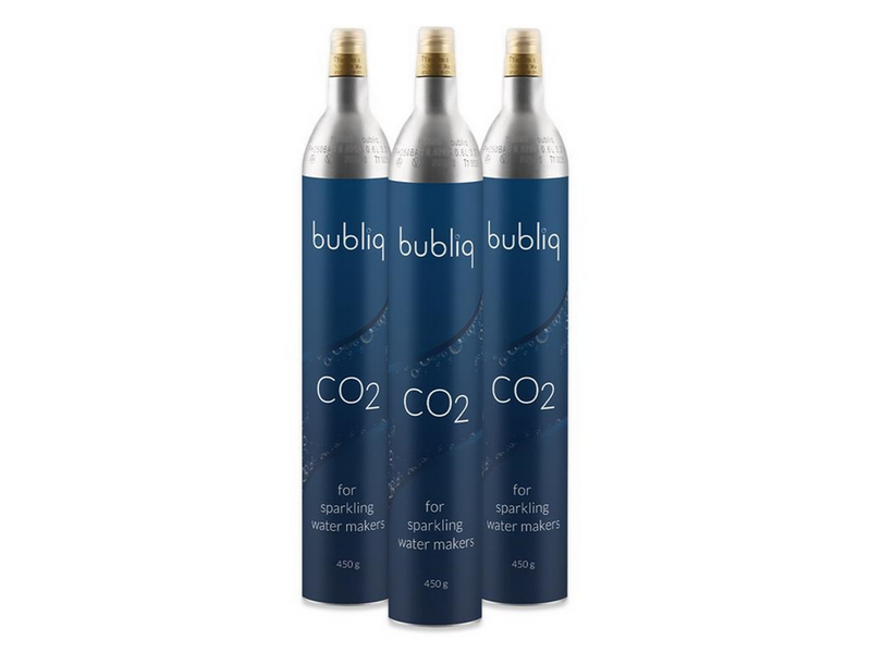 Bubliq 3 x CO2 cylinder 450 g