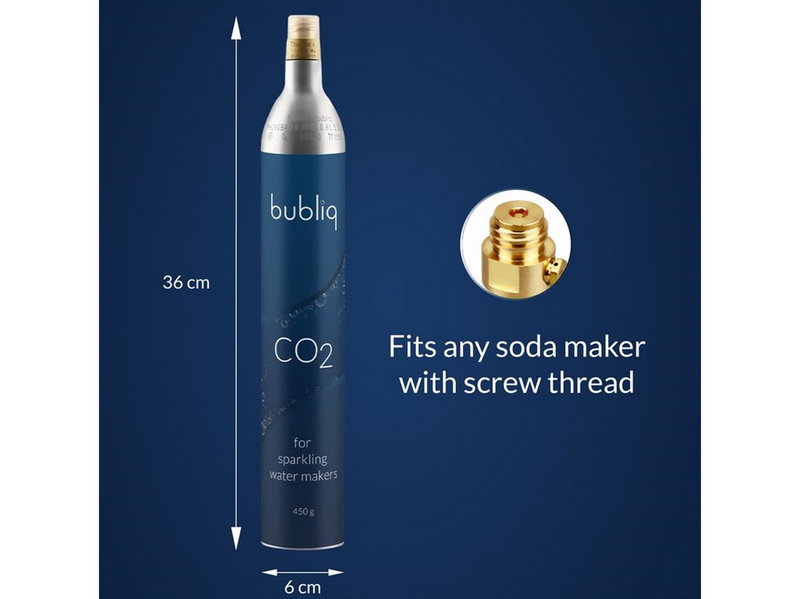 Bubliq 3 x CO2 cylinder 450 g