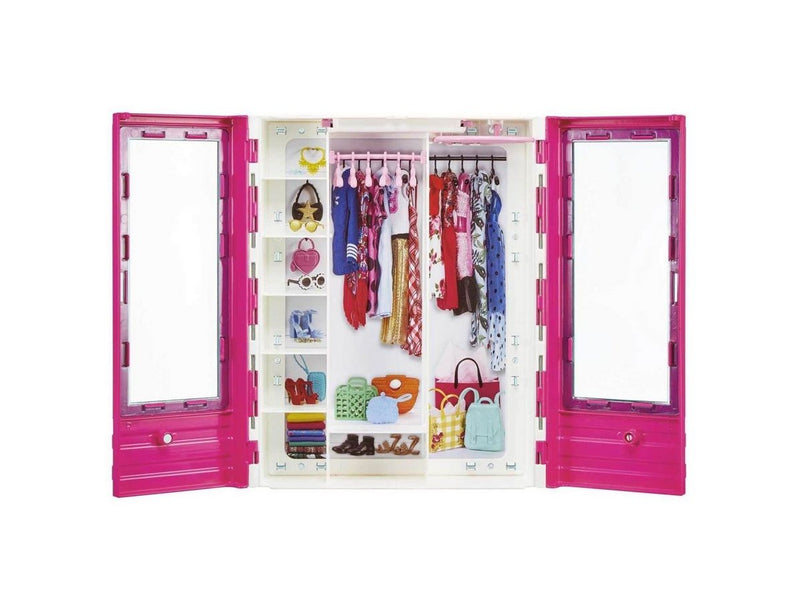 Barbie & Ken Auto- und Kleiderschrank-Geschenkset Inc