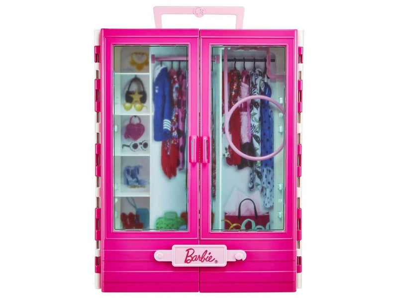 Barbie & Ken Auto- und Kleiderschrank-Geschenkset Inc