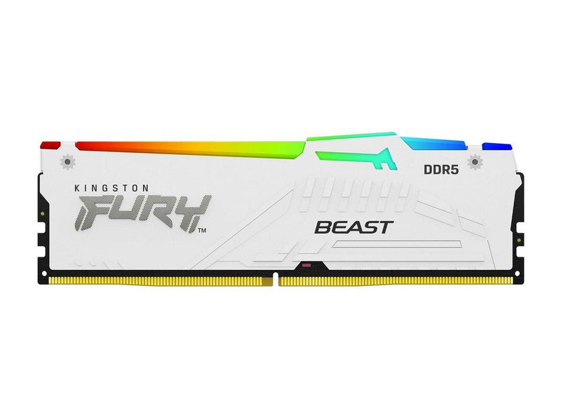 Kingston FURY Beast RGB DDR5-6000 - 16GB - CL30 - Single Channel (1 pcs) - AMD