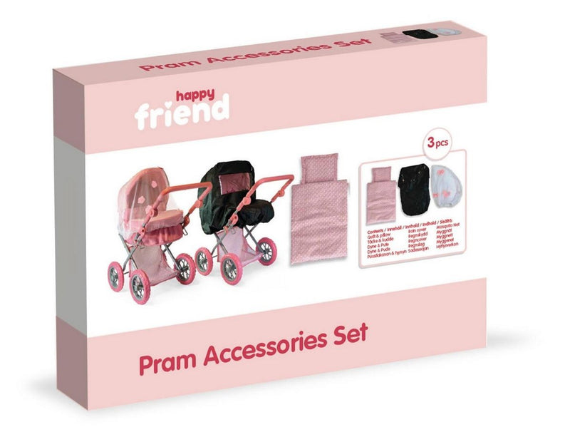 Happy Friend Pram Accessories Set
