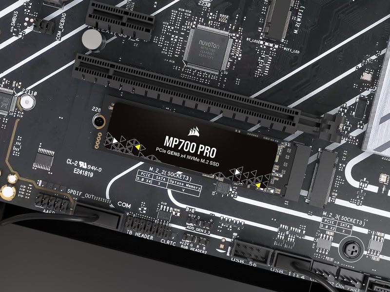Corsair MP700 Pro SSD - 1TB - Ohne Kühlkörper - M.2 2280 - PCIe 5.0
