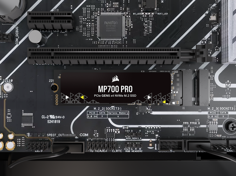 Corsair MP700 Pro SSD - 1TB - Ohne Kühlkörper - M.2 2280 - PCIe 5.0