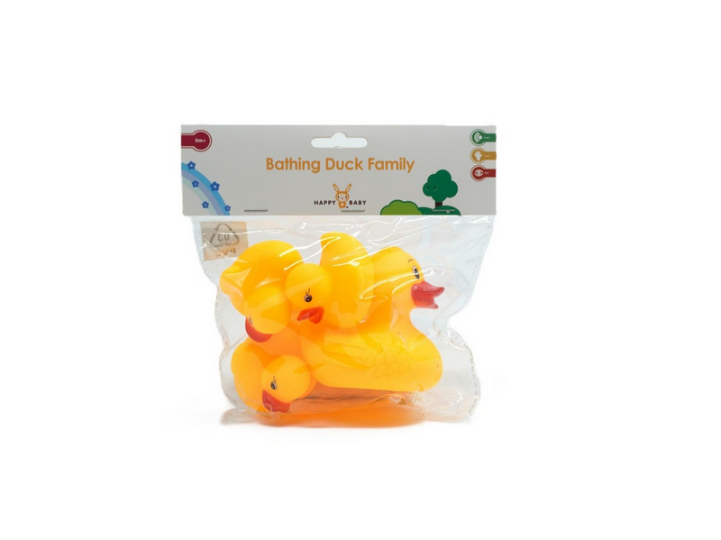 Happy Baby Bathing Duck Family