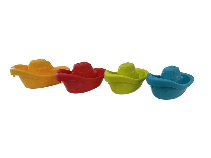 Happy Baby Bath Time Boats 4-Pack