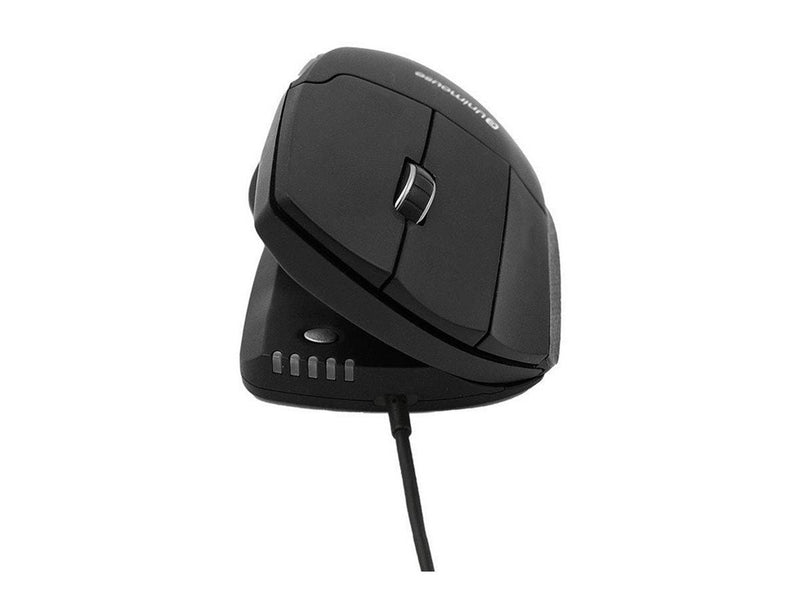 Contour Unimouse - mouse - USB-C - black - Left-handed - Maus (Schwarz)