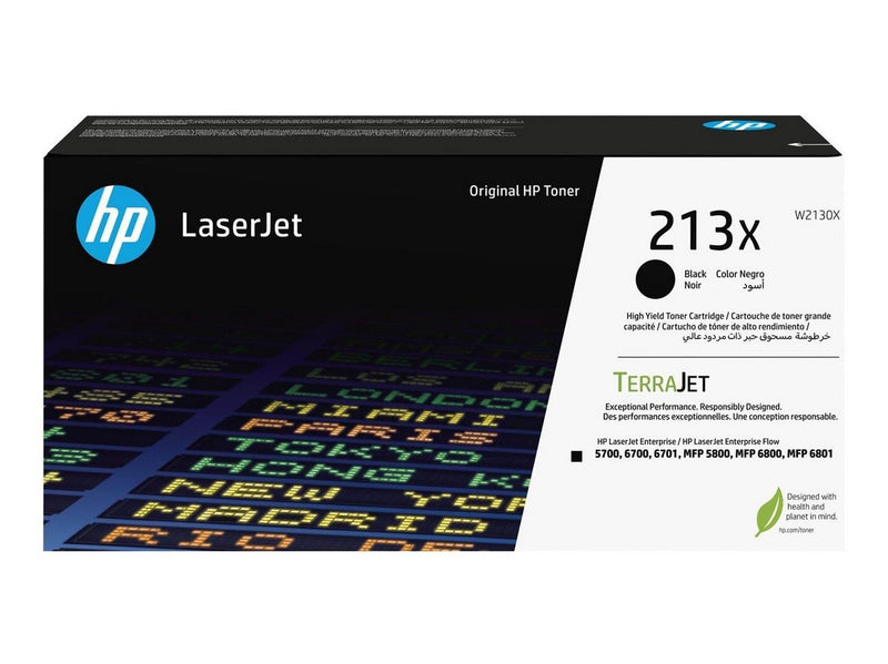 HP 213X / W2130X - Black Toner - High Yield