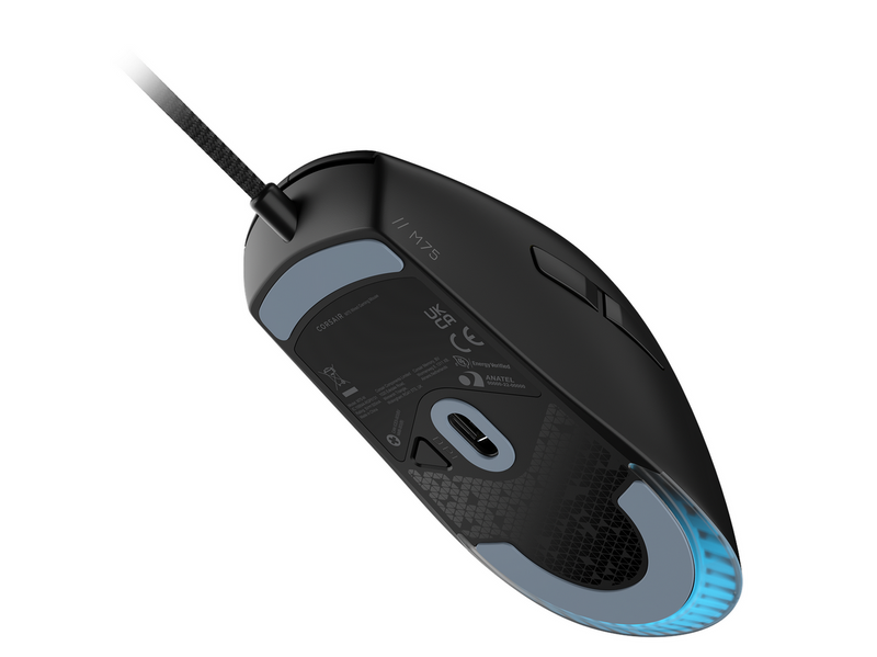 Corsair M75 Lightweight RGB - Gaming Maus (Schwarz mit RGB)