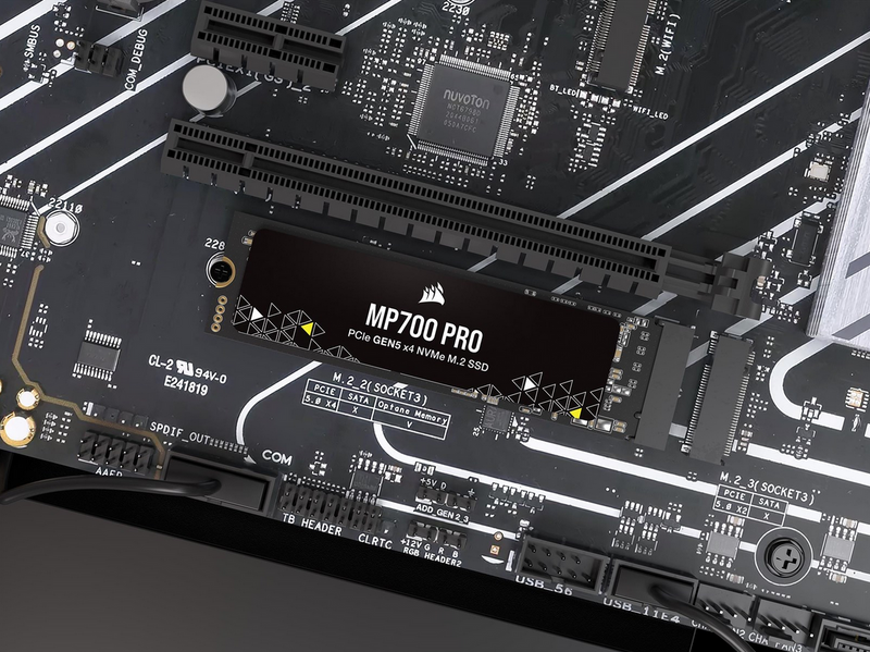 Corsair MP700 Pro SSD - 4TB - Ohne Kühlkörper - M.2 2280 - PCIe 5.0