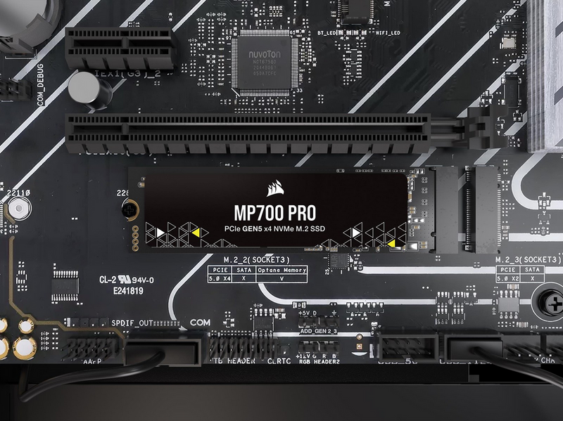Corsair MP700 Pro SSD - 4TB - Ohne Kühlkörper - M.2 2280 - PCIe 5.0