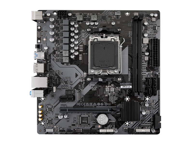 GIGABYTE A620M H Mainboard - AMD A620 - AMD AM5 - DDR5 RAM - Micro-ATX