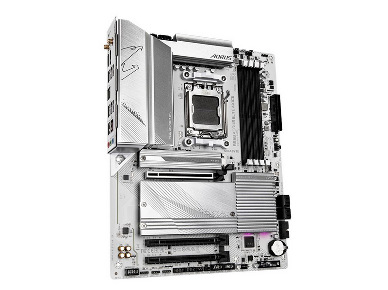 GIGABYTE B650 AORUS ELITE AX ICE Mainboard - AMD B650 - AMD AM5 - DDR5 RAM - ATX