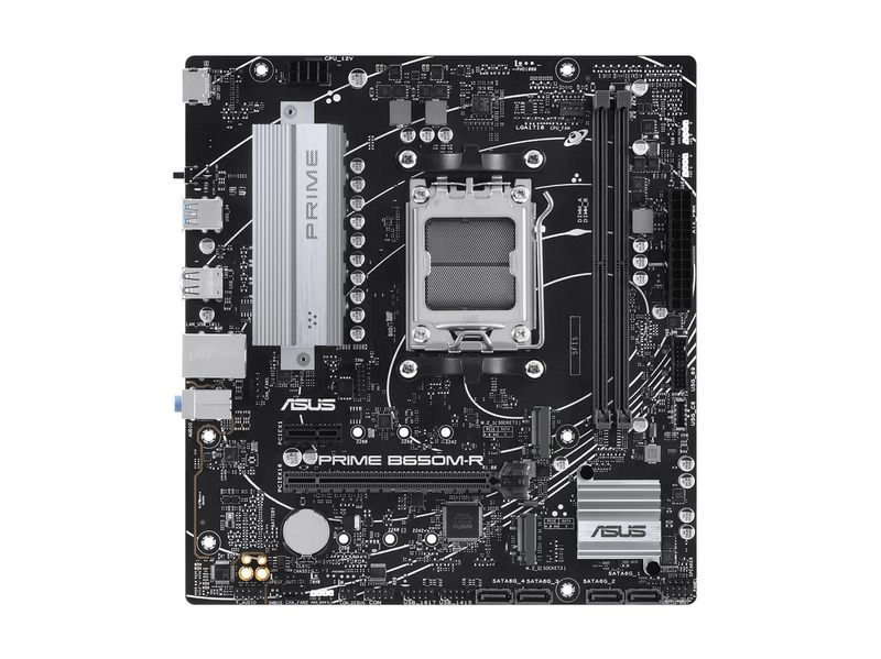 ASUS PRIME B650M-R Mainboard - AMD B650 - AMD AM5 - DDR5 RAM - Micro-ATX