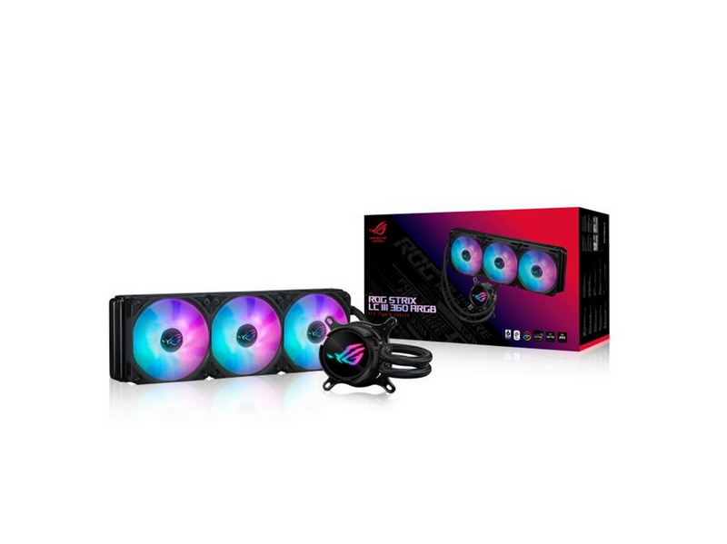 ASUS ROG STRIX LC III 360 ARGB - Black - CPU-Wasserkühlung - Max 36 dBA