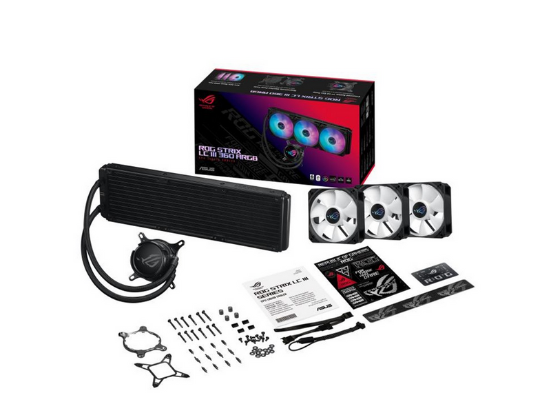 ASUS ROG STRIX LC III 360 ARGB - Black - CPU-Wasserkühlung - Max 36 dBA