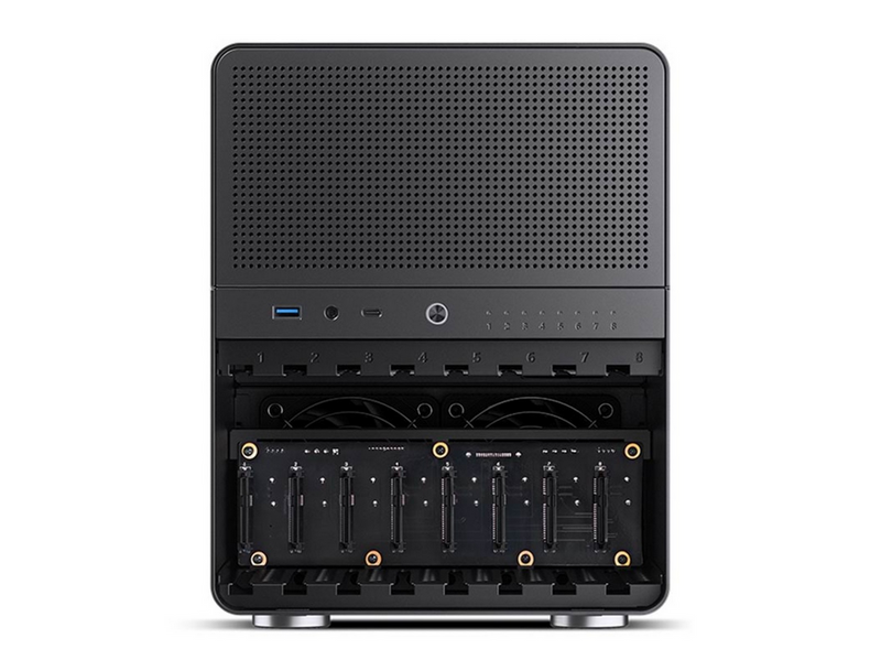 Jonsbo N3 Mini-ITX - Gehäuse - NAS tower - Schwarz