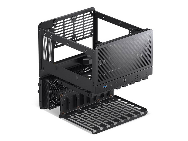 Jonsbo N3 Mini-ITX - Gehäuse - NAS tower - Schwarz