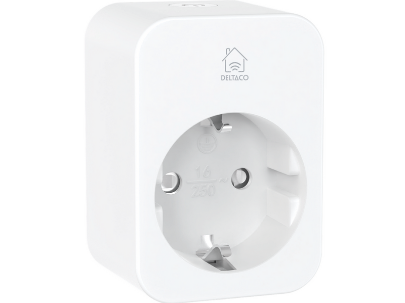 Deltaco SMART HOME smart plug with energy monitoring 16A 2-pack