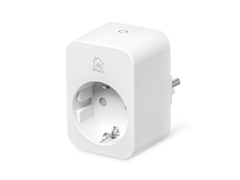 Deltaco SMART HOME smart plug with energy monitoring 16A 2-pack