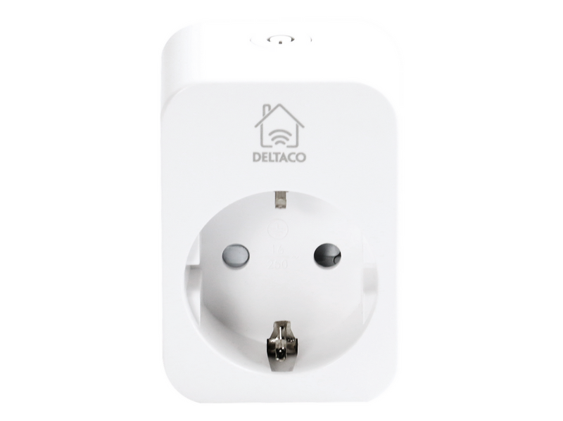Deltaco SMART HOME smart plug with energy monitoring 16A 2-pack