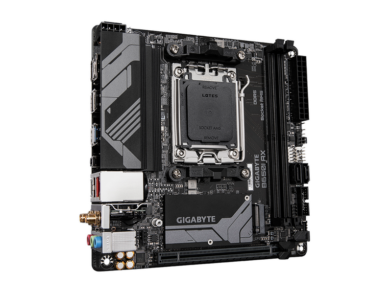 GIGABYTE B650I AX Mainboard - AMD B650 - AMD AM5 - DDR5 RAM - Mini-ITX