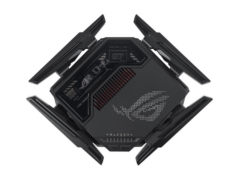 ASUS Rapture GT-BE98 -Wi-Fi 7 - 6-Port switch - 2-PortWAN - Wireless router