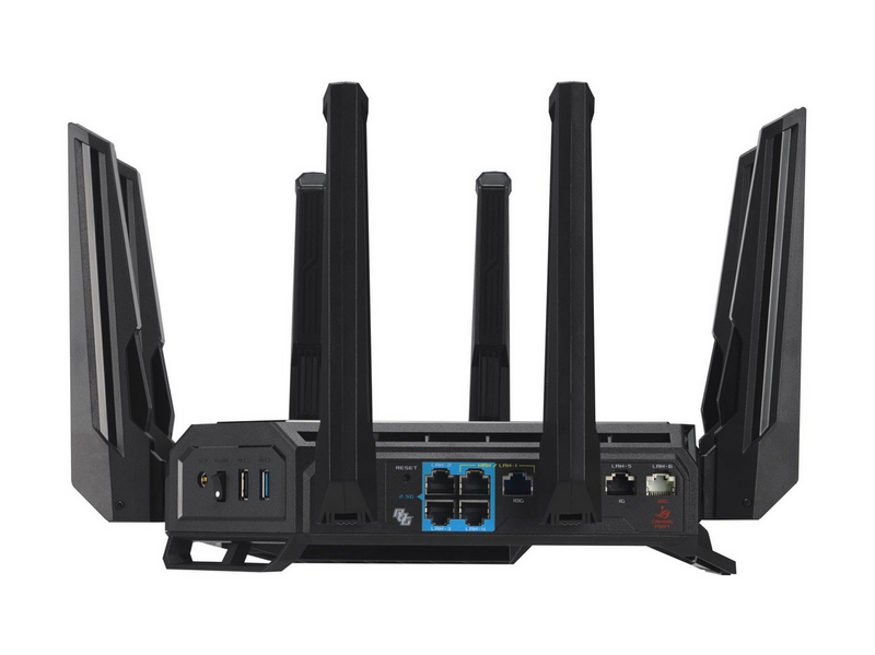 ASUS Rapture GT-BE98 -Wi-Fi 7 - 6-Port switch - 2-PortWAN - Wireless router